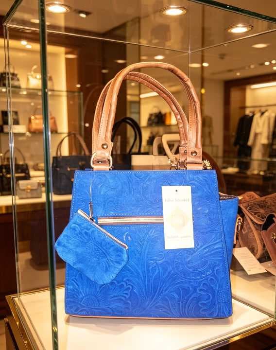 Bolso de mano azul rey